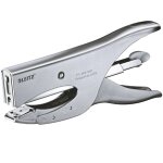 Leitz pince  agrafer  chargement par le dos 24 / 6 argent