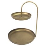 Lesli living tagre  2 niveaux julie 31x30x40 cm dor
