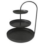 Lesli living tagre  3 niveaux julie 41x29, 5x55 cm noir