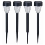 Luxform lampes de jardin à led solaires montpellier 4 pcs noir Luxform lampes de jardin à led solaires montpellier 4 pcs noir