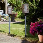 Luxform lampe led de jardin cylinder Luxform lampe led de jardin cylinder