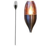 Luxform lampe led solaire de jardin à piquet argenté 41165 Luxform lampe led solaire de jardin à piquet argenté 41165