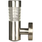 Luxform lampe led solaire de jardin tacoma 2 pcs argent 34245
