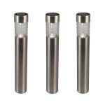 Luxform lampe led solaire de jardin tacoma 3 pcs argenté 34315 Luxform lampe led solaire de jardin tacoma 3 pcs argenté 34315