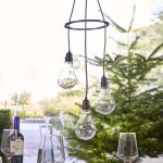 Luxform lampe suspendue � led � piles avec 3 ampoules apollo