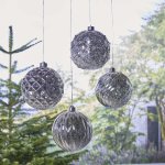 Luxform lampe suspendue  led  piles ball swirl argent