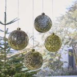 Luxform lampe suspendue  led  piles ball swirl dor