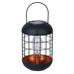 Luxform lampe de table led de jardin lighthouse trpied cuivre et noir