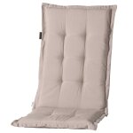 Madison coussin de chaise � dossier haut panama 123x50 cm beige clair