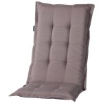 Madison coussin de chaise � dossier haut panama 123x50 cm taupe