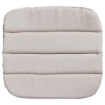 Madison coussin de chaise de salle  manger panama 40x40 cm blanc lin