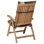 Madison coussin de sige  haut dossier garden 123x50 cm gris phosa056