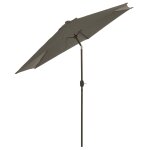 Madison parasol tenerife 300 cm rond gris