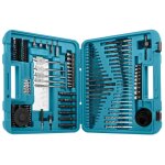Makita ensemble de forets et d'embouts 201 pcs argent