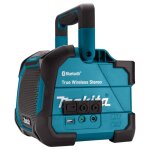 Makita haut - parleurs de chantier et stéréo bleu et noir Makita haut - parleurs de chantier et stéréo bleu et noir
