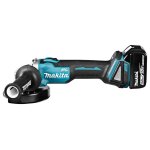 Makita meuleuse sans cordon 12, 5 cm 18 v bleu et noir Makita meuleuse sans cordon 12, 5 cm 18 v bleu et noir