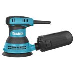 Makita ponceuse avec sac à poussière 300 w bleu et noir Makita ponceuse avec sac à poussière 300 w bleu et noir