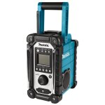 Makita radio de chantier fm / am bleu et noir