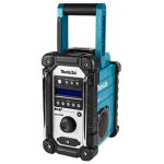 Makita radio de construction sans batteries et chargeur bleu et noir