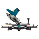 Makita scie  onglet 255 mm 230 v bleu et gris