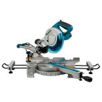 Makita scie  onglet coulissante 216 mm bleu et gris
