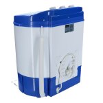 Mestic lave - linge portable 2 en 1 mw - 120 bleu et blanc 250 w Mestic lave - linge portable 2 en 1 mw - 120 bleu et blanc 250 w