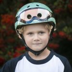 Mini hornit lids casque de vlo enfant military m