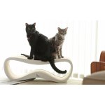 Mykotty griffoir pour chats lui 75 x 25 x 25 cm blanc 3081