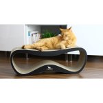 Mykotty griffoir pour chats lui 75 x 25 x 25 cm noir 3083