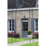 Nature arche de jardin en mtal noir 6040802