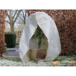 Nature couverture d'hiver avec fermeture 70 g / m² beige 3x2, 5x2, 5 m Nature couverture d'hiver avec fermeture 70 g / m² beige 3x2, 5x2, 5 m