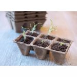 Nature pots de tourbe 4 x 4 x 5 cm 144 pices