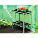 Nature table de rempotage 77 x 40 x 77 cm acier galvanis
