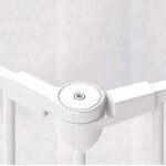 Noma barrire de scurit  3 panneaux modular mtal blanc 94054