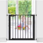 Noma barrire de scurit easy pressure fit 75 - 82 cm mtal noir 94313