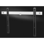 One for all support tv mural fixe 32  - 90  blanc et noir