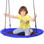 Outdoor play balanoire nid avec tapis 100 cm 45412