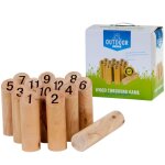 Outdoor play jeu d'extérieur en bois à numéros kubb Outdoor play jeu d'extérieur en bois à numéros kubb