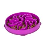 Outward hound mangeoire lente pour chiens slo bowl fleur violet 1579