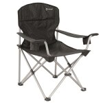 Outwell chaise de camping pliable  catamarca xl  90 x 62 x 96 cm noir