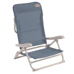 Outwell chaise de plage pliable seaford bleu ocan