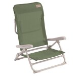Outwell chaise de plage pliable seaford vert vignoble