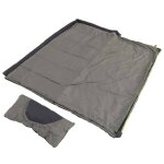 Outwell sac de couchage contour lux bleu fonc fermeture clair droite