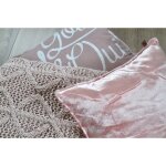 Overseas oreiller 45 x 45 cm toile rougetre