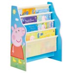 Peppa pig bibliothque pour enfants 51x23x60 cm bleu worl213012