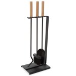 Perel ensemble de cheminée 3 pcs noir Perel ensemble de cheminée 3 pcs noir