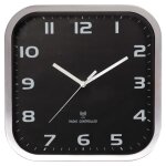 Perel horloge murale 27x27 cm noir et gris Perel horloge murale 27x27 cm noir et gris