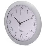 Perel horloge murale 30 cm blanc et argenté Perel horloge murale 30 cm blanc et argenté
