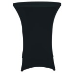 Perel nappe de table de cocktail noir Perel nappe de table de cocktail noir