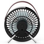 Perel ventilateur  usb portable noir et marron